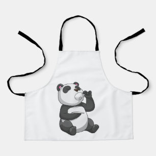 Delantal Panda con Tea Cup