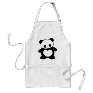 Delantal Panda de Kawaii