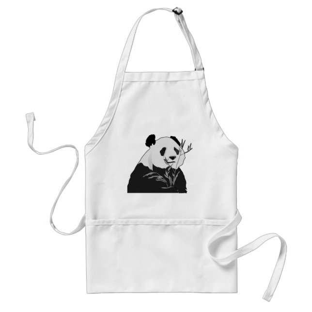 Delantal Panda gigante (Frente)