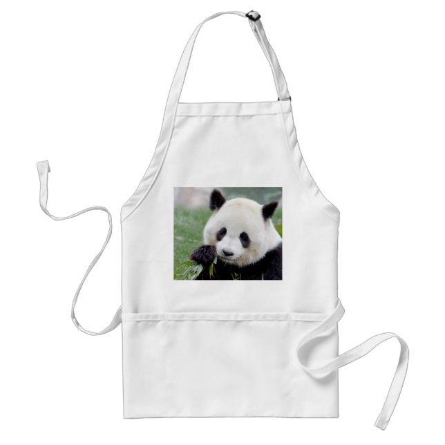 Delantal Panda gigante de Apron Photo , animales 0082. (Frente)
