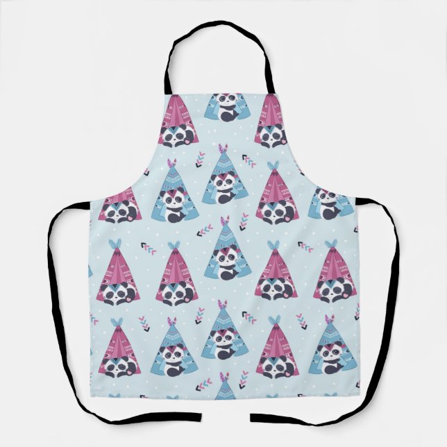 Delantal Panda Lover | To Be Like Panda (Anverso)