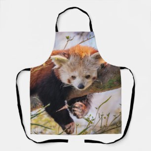 Delantal Panda rojiza perezosa