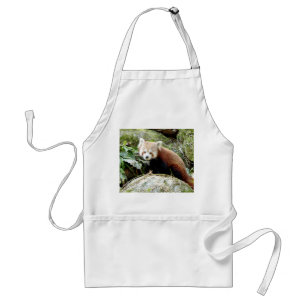 Delantal Panda rojo Apron Photo , animales 0118.