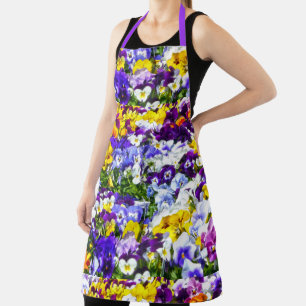 Delantal Pansies