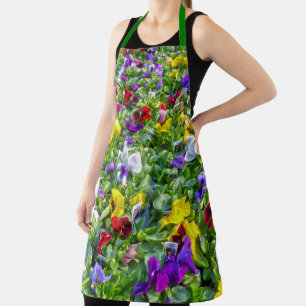 Delantal Pansies Apron