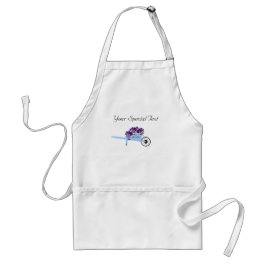 Delantal Pansies en Adultos de Ruedas o Apron Infantil 3 Op