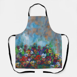 Delantal Pansies for you