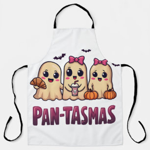 Delantal Pantasmas Gracioso Fantasma Groovy Retro Halloween