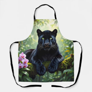 Delantal Pantera negra en la selva