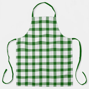 Delantal Pañuelo de cuadros verdes
