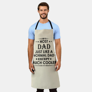 Delantal Papá anfitrión como papá normal excepto mucho más