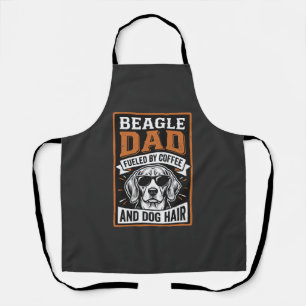 Delantal Papá Beagle Impulsado por Café y Pelo de Perro
