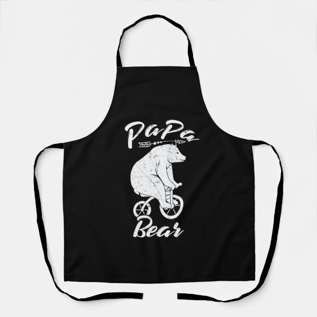 Delantal Papa Bear Cool Design (Anverso)