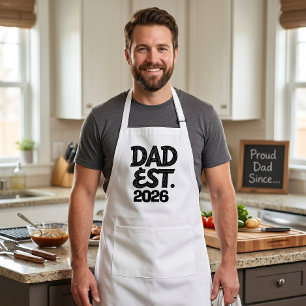 Delantal Papá desde 2026 Orgulloso Padre Desde