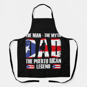 Delantal Papá El Hombre El Mito De La Leyenda Puertorrique