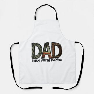 Delantal Papá - el hombre el mito la leyenda papá; padre; g