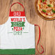Delantal Papá - El mejor chef de pizza del mundo - verde ro (Subido por el creador)