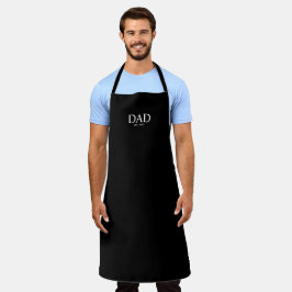 Delantal Papá Estableció Nuevo Regalo para Papá