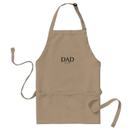 Delantal Papá Estableció Nuevo Regalo para Papá