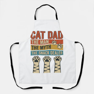 Delantal Papá Gato El Distribuidor de Snacks Camiseta Vinta