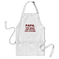Papa Man Mito Leyenda Divertido Grito Blanco