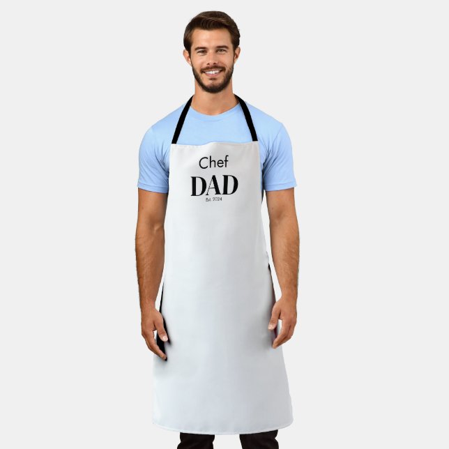 Delantal Papá moderno establecido (Gastado)