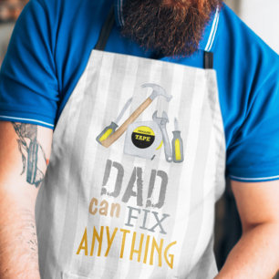 Delantal Papá moderno herramienta simple hombre arregla cua