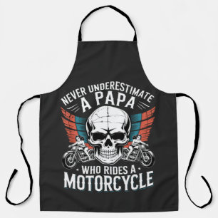 Delantal Papa Motero Que Monta En Motocicleta