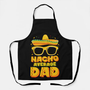 Delantal Papá Nacho Promedio Cinco De Mayo Familia Combinad