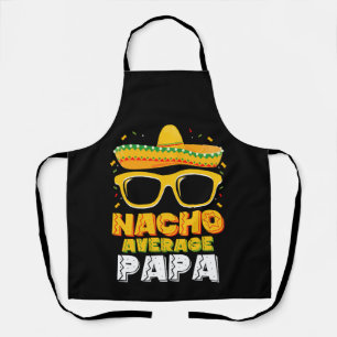 Delantal Papá Nacho Promedio Familia del Día Cinco de Mayo