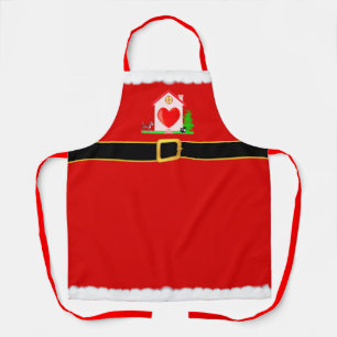 Delantal Papá Noel de Navidad moderno