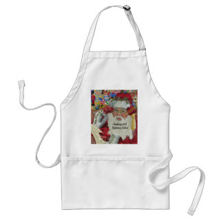 Delantal Papá Noel Nombre Personalizado Navidad 20XX