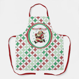 Delantal Papá Noel Zoomie Navidad
