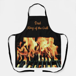 Delantal Papá Rey del Personalizado Grill Apron