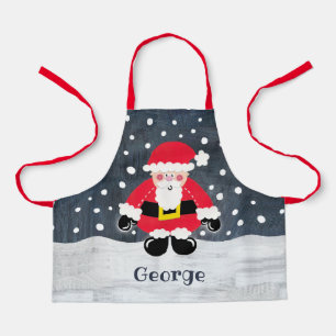 Delantal Papá Rico personalizado y personalizado Papá Noel