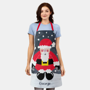 Delantal Papá Rico personalizado y personalizado Papá Noel