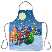 Papá Santa Claus Patineta Divertido