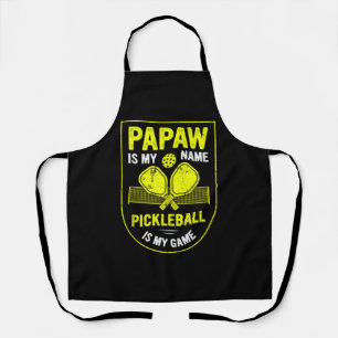 Delantal Papaw Es Mi Nombre El Baloncesto De Pickleball Es 