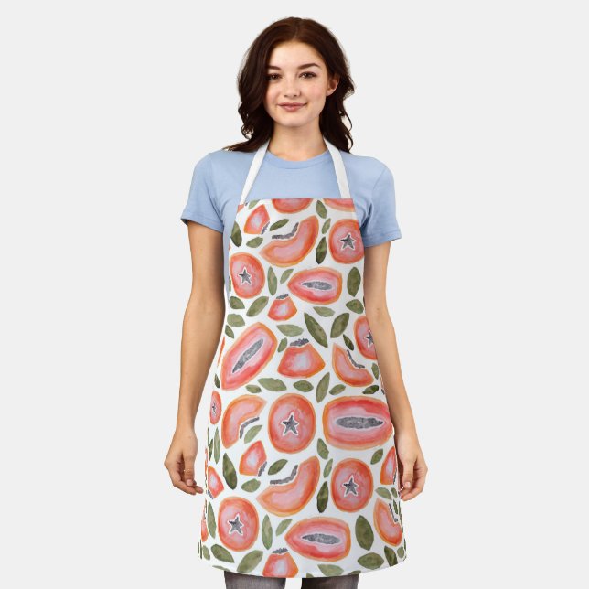 Delantal Papaya Apron (Gastado)