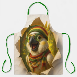 Delantal Papegaai Kookschort – Vrolijk Tropisch Design
