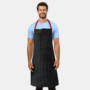 Delantal Papel blanco negro saudita en Apron