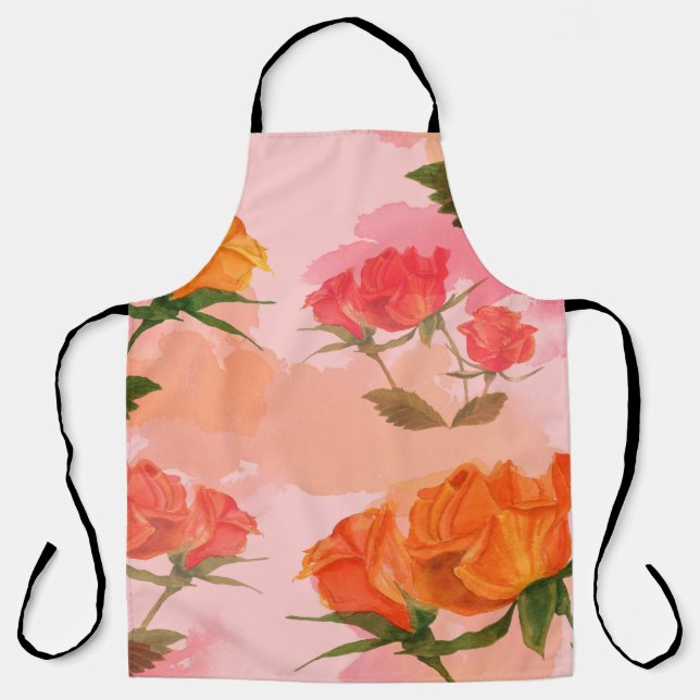 Delantal Papel de bandana paisley, diseño de bufanda de sed (Anverso)