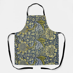 Delantal Papel pintado floral William Morris Kennet Azul Do