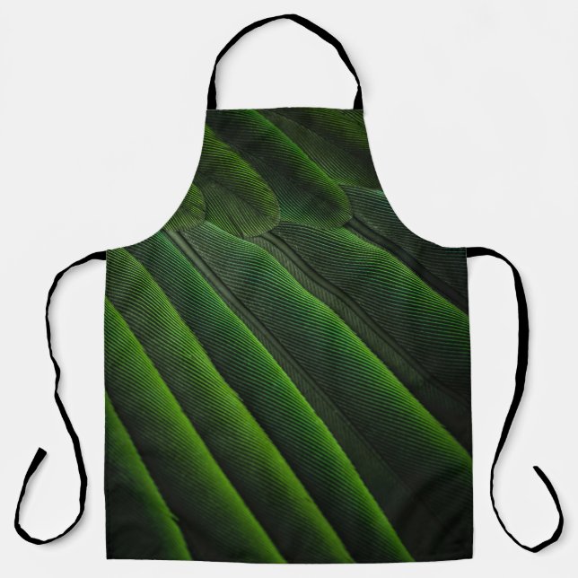 Delantal Papel verde 3D (Anverso)