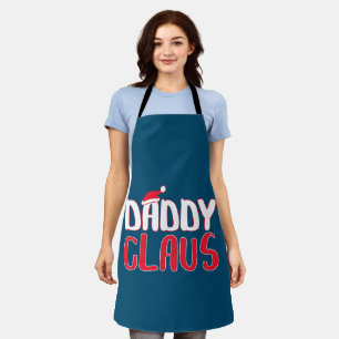 Delantal Papi Claus coincide con el traje de los Navidades