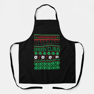Delantal Papi Claus Navidades feos suéter Navidades regalos