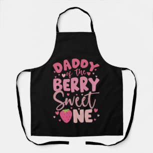 Delantal Papi Del Berry Sweet One Strawberry Birthday