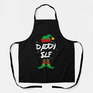 Delantal Papi Elf Familia Matanza Navidades Traje Regalo
