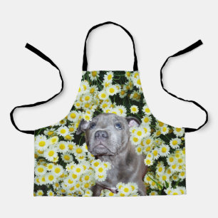 Delantal Papicolau En Daisies, Apron De Impresión Completa