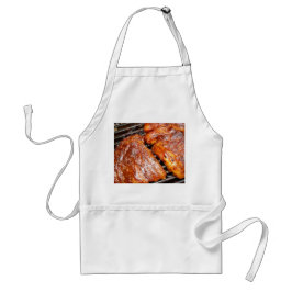 Delantal para ahumar costillas a la BBQ